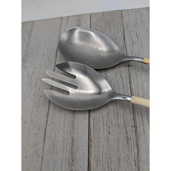 Casualware Serving Set Imperial USA 1971 TK Co Stainless w Coated Handle Veggies - Picture 3 of 6